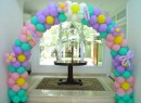 Decoração de chá de bebê simples com fotos (2)