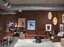 Decoração de salas com sofá marrom