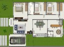 Plantas de casas com 4 quartos e varanda 3
