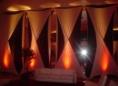 Decoração com tecidos tencionados - Fotos 5 Créditos: lucianealmeida.blogspot.com/