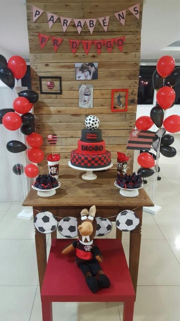 decoração barata do flamengo