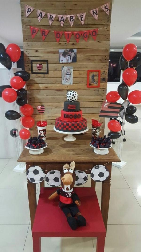 decoração barata do flamengo