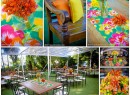 Decoração de casamento com chita Créditos: madamecasamenteira.com.br