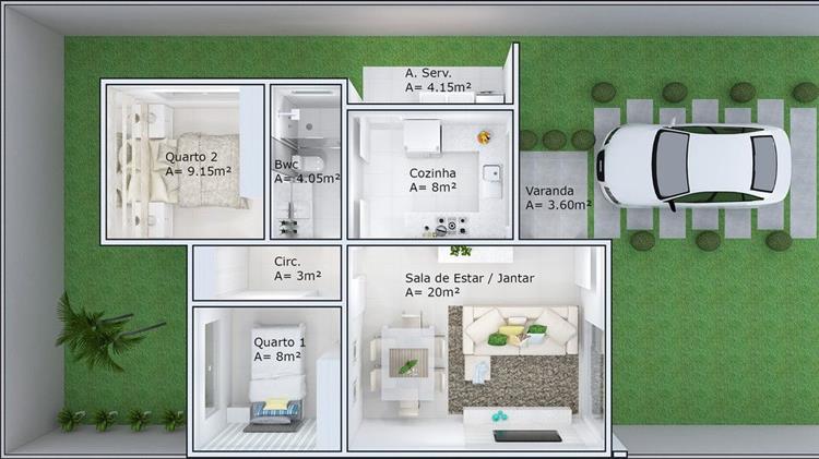 projetos de casas na roça