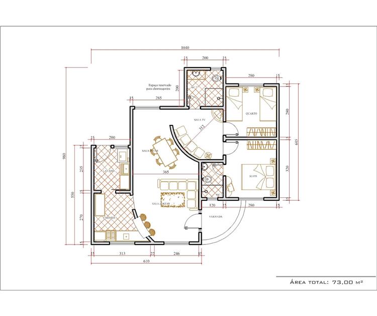 plantas de casas comuns