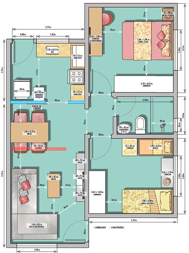 casas amplas e arejadas