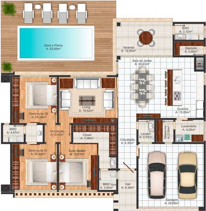 ideias para projetos de casas