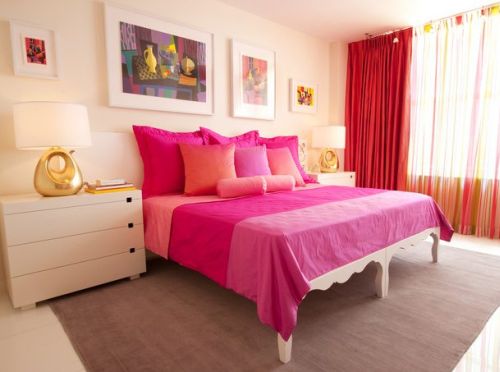 Decoração com Cores Quentes