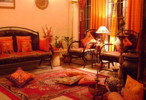 A decoração indiana para casas deixa todos os ambientes mais divertidos e descontraídos (Foto: Divulgação)