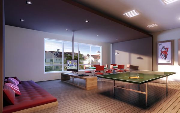 Decoração e Projetos – Projetos de Decoração para Sala de Jogos Sala De Jogos Com Tv ~ Decoração e Projetos – Projetos de Decoração para Sala de Jogos