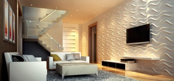 A decoração de parede 3D deixará seu lar muito mais interessante (Foto: Divulgação)