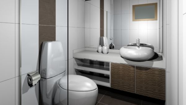 A decoração diferente para lavabos pode ser alcançada de várias maneiras (Foto: Divulgação)