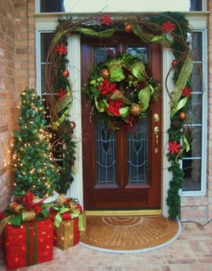 Decoração de Natal para Entradas de Lojas Decoração de Natal para Entradas de Lojas