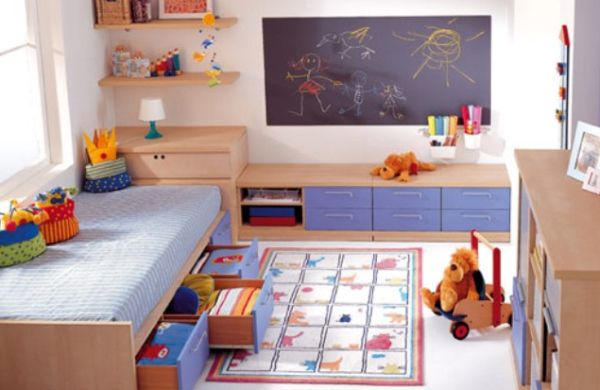 A decoração de quarto infantil pequeno deve ser pensada com cuidado para aproveitar ao máximo todas as partes disponíveis (Foto: Divulgação)