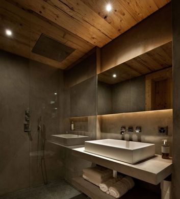 A decoração de banheiros com ripas de madeira exige escolha precisa da madeira utilizada (Foto: Divulgação)
