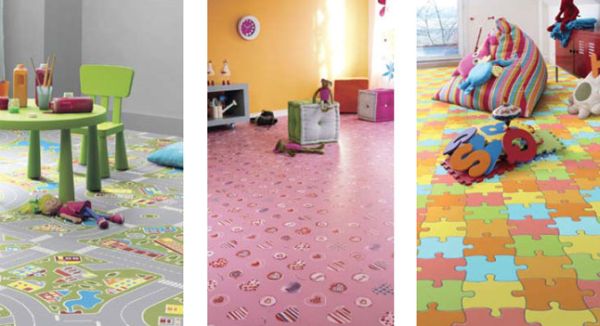 A decoração de quarto infantil com piso divertido é perfeita para repaginar todo o espaço de forma rápida e precisa (Foto: Divulgação)