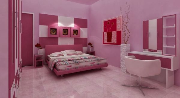 A decoração para quarto cor de rosa pode ser usado por pessoas de todas as idades (Foto: Divulgação)