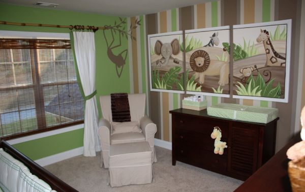  A decoração para quarto infantil safári pode assumir várias facetas diferentes (Foto: homeidea.pics)             
