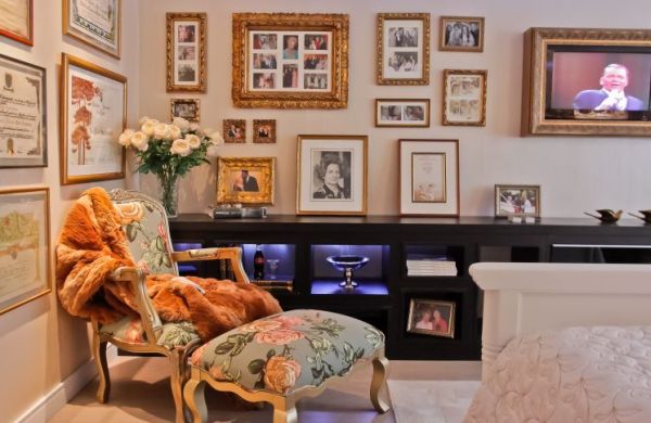 A decoração para quarto de idosos além de bonita e diferenciada deve também ser funcional (Foto: cliquearquitetura.com.br)     