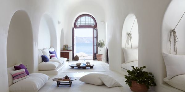  Se você está sem ideia para o décor saiba que a Grécia inspira decoração de ambientes (Foto: elledecor.com)         