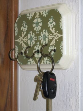 Este porta-chaves decorado é útil e lindo (Foto: sewmuchado.com)