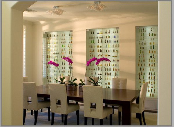 Há muitas opções de salas de jantar modernas decoradas (Foto: hative.com) 