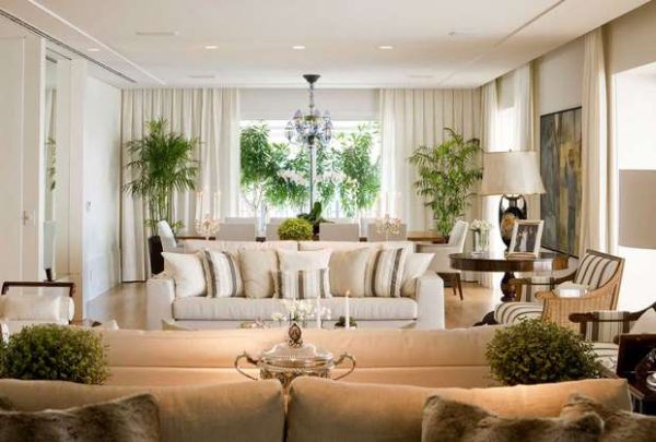 Há muitas e lindas ideias para decoração de casas com plantas naturais, escolha a sua ideia preferida (Foto: vidaeestilo.terra.com.br)        