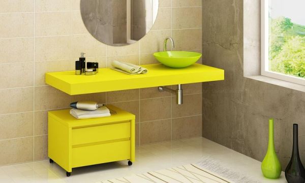 Não faltam ideias de armários modernos para banheiros (Foto: irmaseamigas.com.br)    