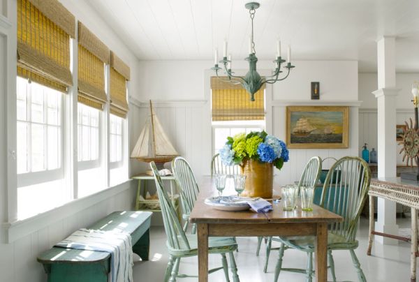  Há muitas e lindas ideias para decorar sala de jantar, por isso escolha a que mais se adequar ao seu bolso e à sua personalidade (Foto: countryliving.com)                      