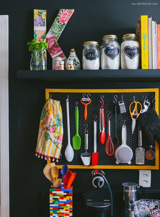 Decoração de Cozinha com Prateleiras