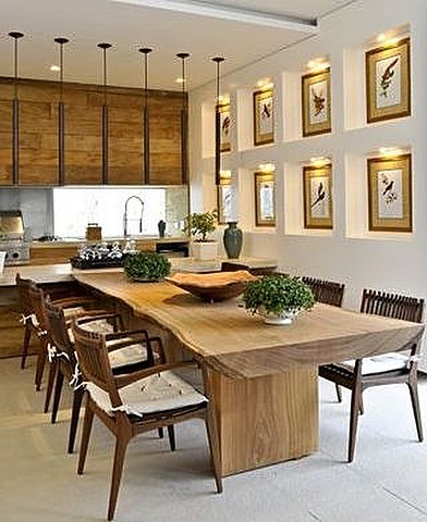Decoração de Salas de Jantar com Quadros