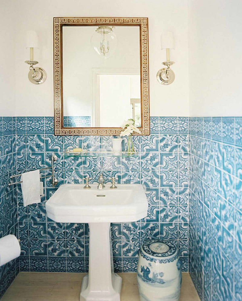 Dicas de Decoração de Banheiros com Azulejos Antigos