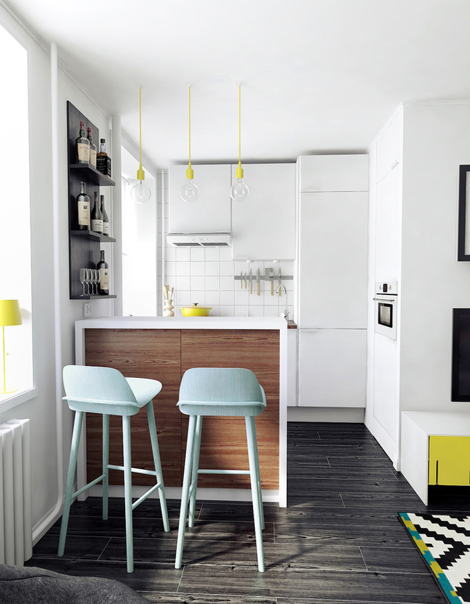 Dicas de decoração de Apartamento com Cozinha Pequena