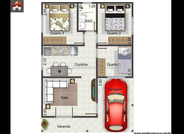 Dicas de Projetos de Casas Pequenas com Garagem