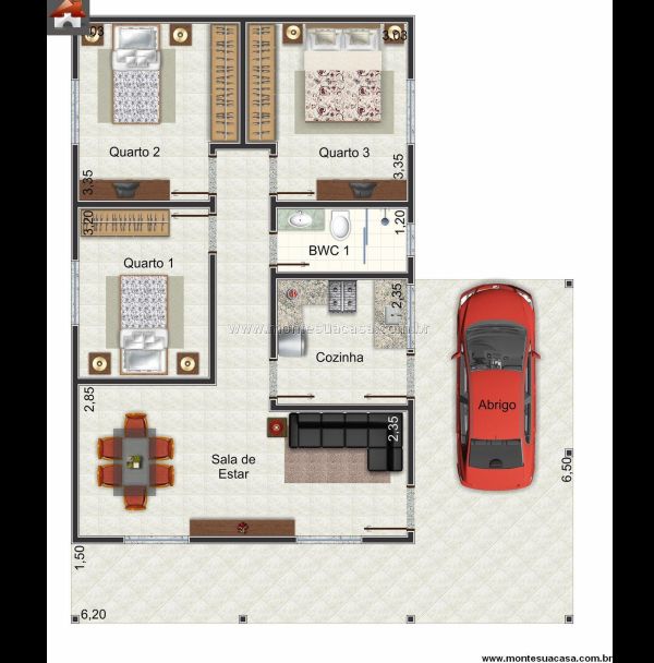 Dicas de Projetos de Casas Pequenas com Garagem