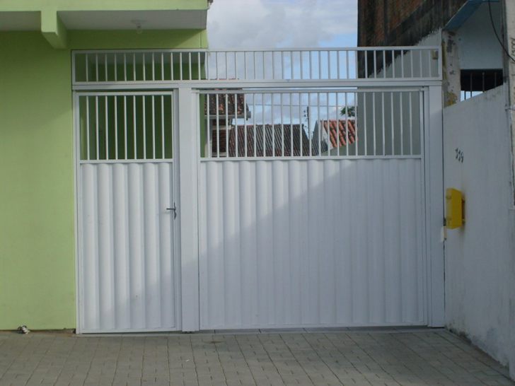 portão residencial simples