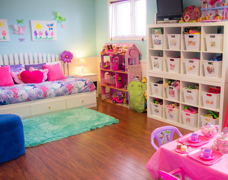 quarto de menina organizado