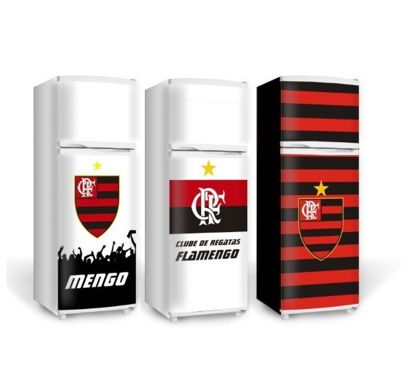 time flamengo na geladeira