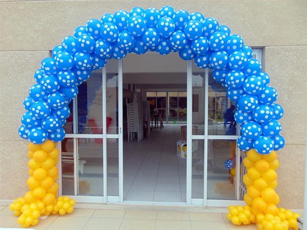 Arco de bexiga para festa de aniversário 