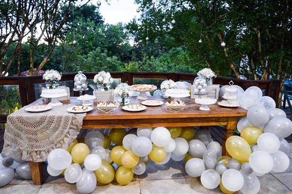 decoração de mesa de reveillon