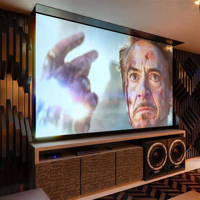 decorar uma sala de cine