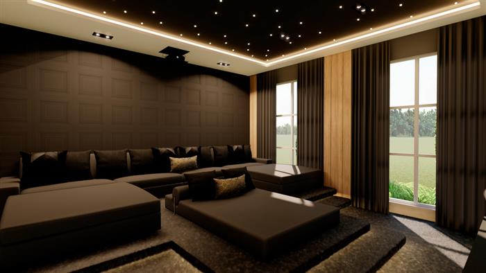 sala de cinema home theater