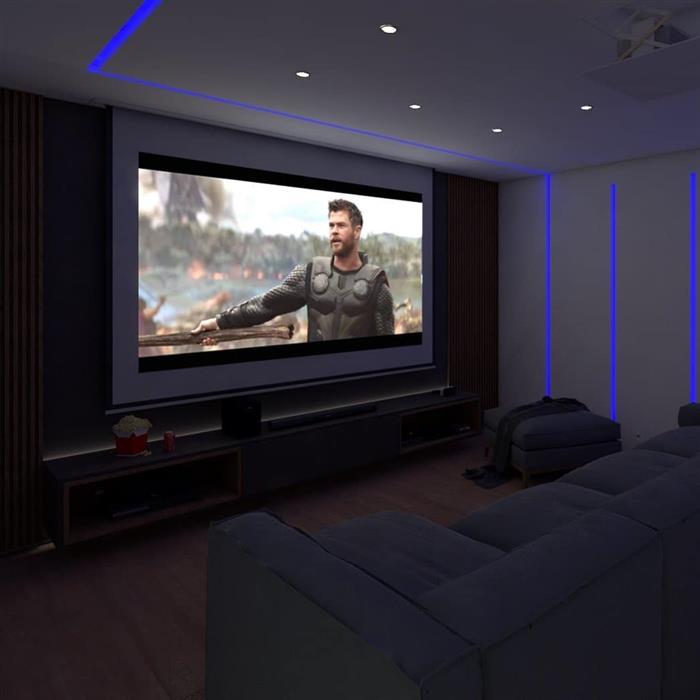 sala de cinema pequena
