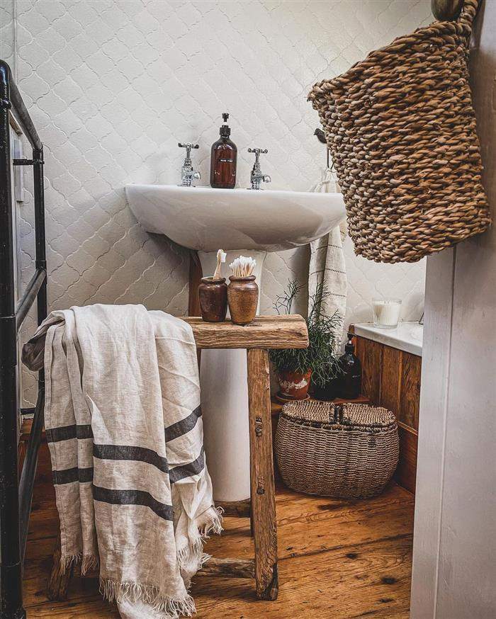 banheiros ambientes rusticos