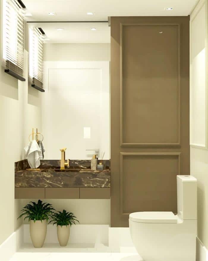 boiserie para lavabo