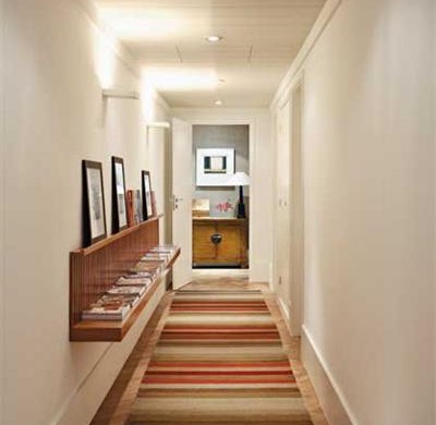 DECORAÇÃO DE CORREDORES INTERNOS COM FOTOS