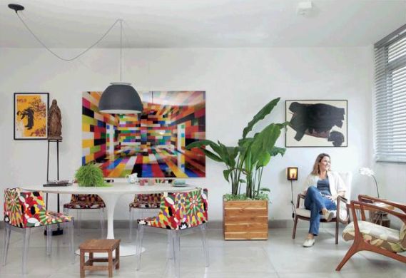 Decoração com Design Psicodélico