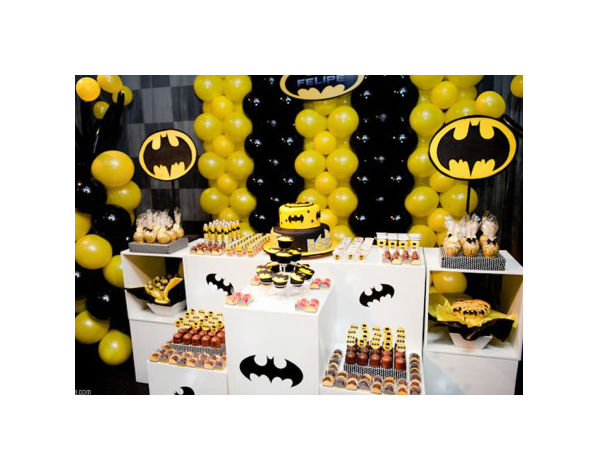 Decoração de festas de aniversário com tema do Batman